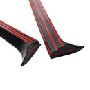 Par de alerón lateral de ventana trasera negro brillante para BMW X3 F25 2011-2017-8