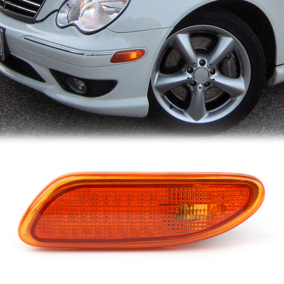 Luz de señalización de posición lateral izquierda 2038200721 ​​para W203 Clase C 2001-2007