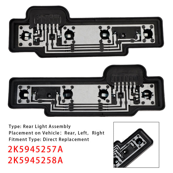 Portador de bombilla de luz trasera izquierda + derecha 2K5945257A 58A para VW Caddy