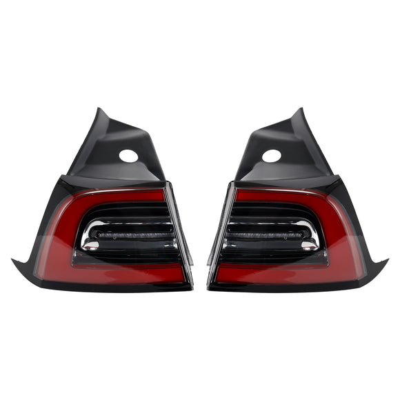 L+R LED Tail Lamp Outer Rear Tail Light 3 Pin For Tesla Model 3 Y 2017-2023