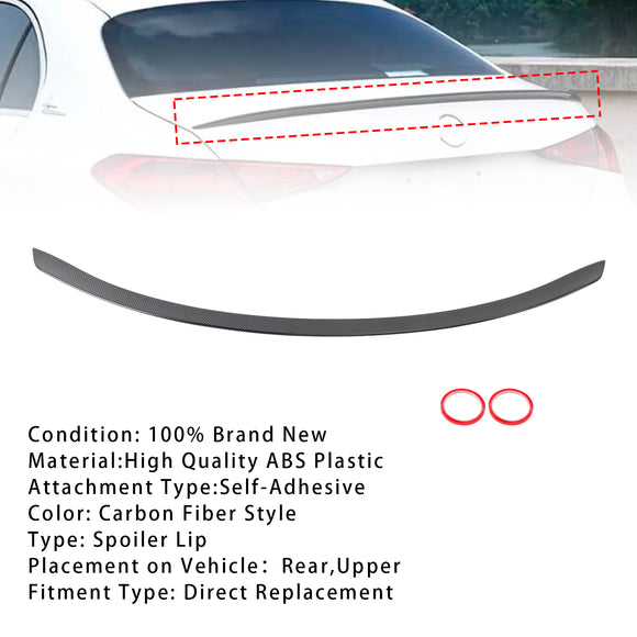 Achterspoiler met koolstofvezellook voor Mercedes Benz W206 C63 Stijl 2022+