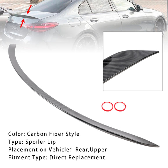 Achterspoiler met koolstofvezellook voor Mercedes Benz W206 C63 Stijl 2022+