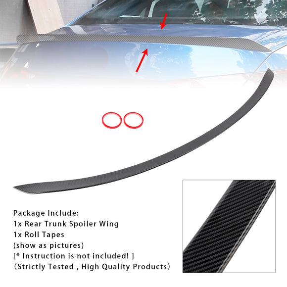 Achterspoiler met koolstofvezellook voor Mercedes Benz W206 C63 Stijl 2022+
