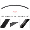 Achterspoiler met koolstofvezellook voor Mercedes Benz W206 C63 Stijl 2022+-7