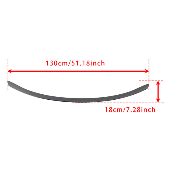 Achterspoiler met koolstofvezellook voor Mercedes Benz W206 C63 Stijl 2022+