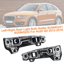 Left+Right Rear Light Bulb Holder 8U0945221 8U0945222 For AUDI Q3 2012-2018-3
