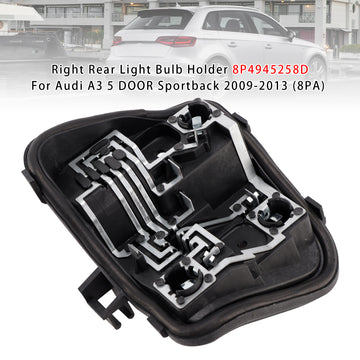 Right Rear Light Bulb Holder 8P4945258D For Audi A3 5 DOOR Sportback 2009-2013 (8PA) - 0