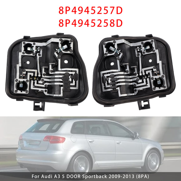 Links + Rechts Achterlicht Lamphouder 8P4945257D 8P4945258D Voor Audi A3