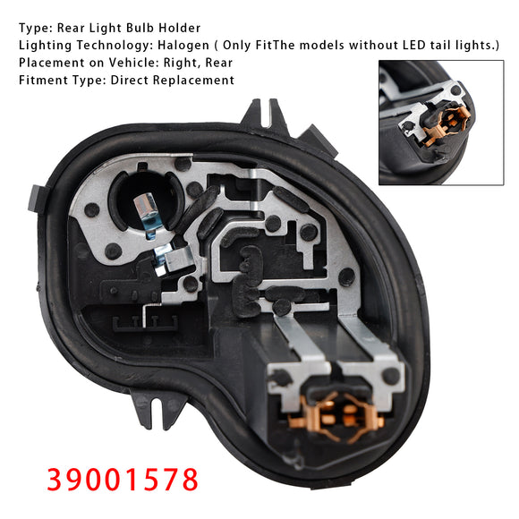 Portalámparas de luz trasera derecha 39001578 para VAUXHALL ASTRA K 2016-2023