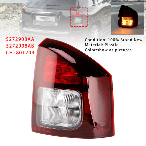 Conjunto de lámpara trasera de luz trasera derecha para Jeep Compass 2014-2017
