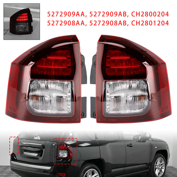 Lewy + prawy tylny zespół lampy tylnej 5272909AA 5272909AB dla Jeep Compass 2014-2017