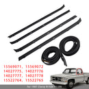 4 STUKS Autoruit Tochtstrip + 2 Afdichtingen Voor GMC C1500 C2500 C3500 K1500 K2500 K3500-5