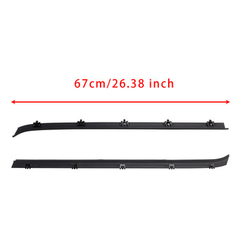 4PCS Car Window Weatherstrip+2 Seals For GMC C1500 C2500 C3500 K1500 K2500 K3500 1981-1991 - 0