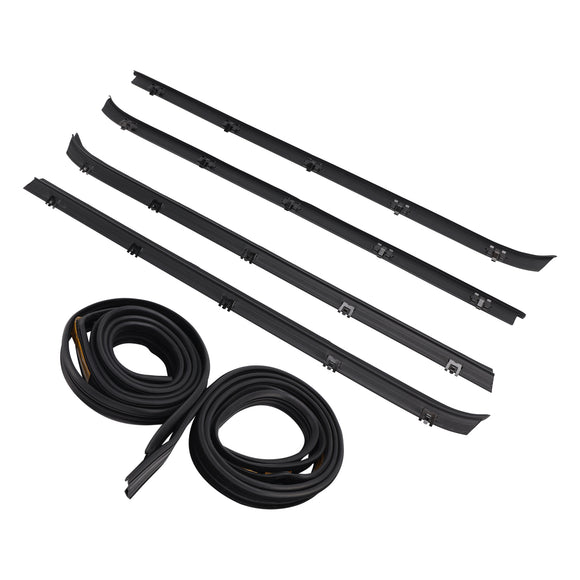 4 STUKS Autoruit Tochtstrip + 2 Afdichtingen Voor GMC C1500 C2500 C3500 K1500 K2500 K3500