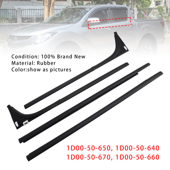 4 Uds interior exterior burlete cinturón de puerta para Mazda BT-50 Pro Pick Up 2012-2019