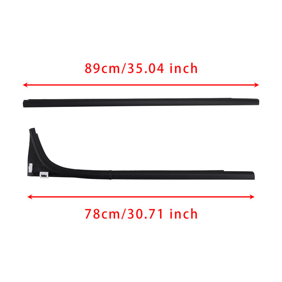 4 Uds interior exterior burlete cinturón de puerta para Mazda BT-50 Pro Pick Up 2012-2019