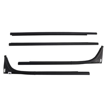4pcs Inner Outer Weatherstrip Door Belt For Mazda BT-50 Pro Pick Up 2012-2019