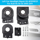 Left Car Headlight Repair Kit 4F0998121 For Audi A6 S6 C6 2005-2011-4