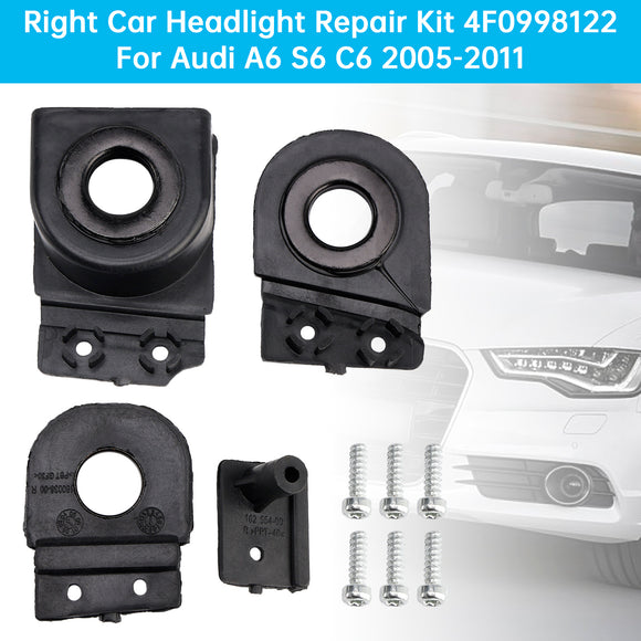 Reparatieset voor rechter autokoplamp 4F0998122 voor Audi A6 S6 C6 2005-2011