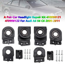 Un par de kit de reparación de faros de coche 4F0998121 4F0998122 para Audi A6 S6 C6 05-11-2