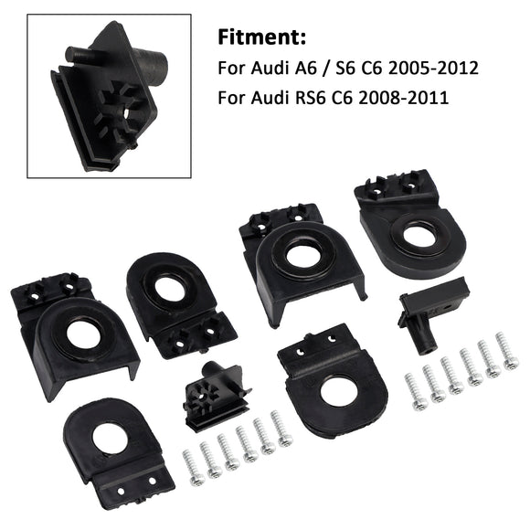 Un par de kit de reparación de faros de coche 4F0998121 4F0998122 para Audi A6 S6 C6 05-11