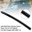 Linke Türsäulenabdeckung Säulenverkleidung 51137169433 für Mini Cooper R55 2007–2014-3
