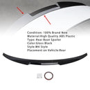 Alerón trasero negro brillante para maletero para BMW Serie 3 G20 G80 2018+ estilo M4-3