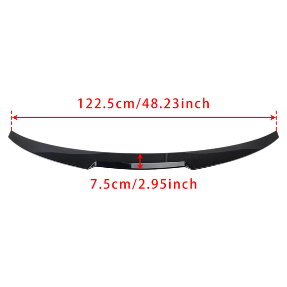 Alerón trasero negro brillante para maletero para BMW Serie 3 G20 G80 2018+ estilo M4