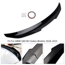 Alerón trasero para maletero, color negro brillante, para BMW Serie 3, G20, G80, 19-25, estilo PSM-7