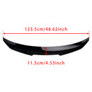 Alerón trasero para maletero, color negro brillante, para BMW Serie 3, G20, G80, 19-25, estilo PSM-8