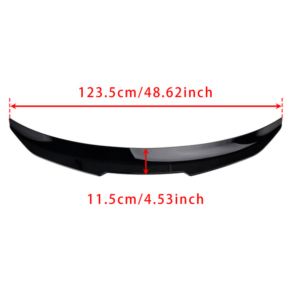 Alerón trasero para maletero, color negro brillante, para BMW Serie 3, G20, G80, 19-25, estilo PSM