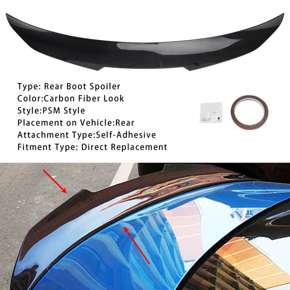 Heckspoiler im Carbon-Look für BMW 4er F36 4DR Coupe im PSM-Stil