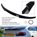 Gloss Black Rear Boot Spoiler For BMW 4 Series F36 14-20 4DR Coupe M4 Style-4