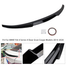 Gloss Black Rear Boot Spoiler For BMW 4 Series F36 14-20 4DR Coupe M4 Style-7
