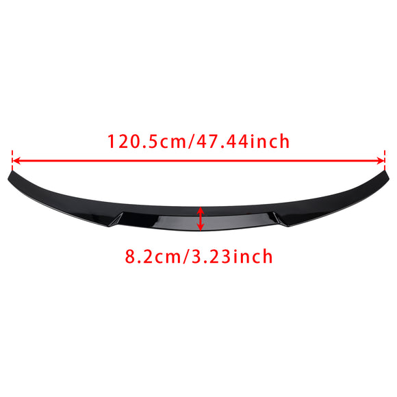 Gloss Black Rear Boot Spoiler For BMW 4 Series F36 14-20 4DR Coupe M4 Style