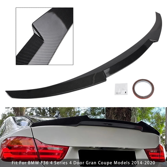 Heckspoiler im Carbon-Look für den BMW 4er F36 4DR Coupe M4 Style