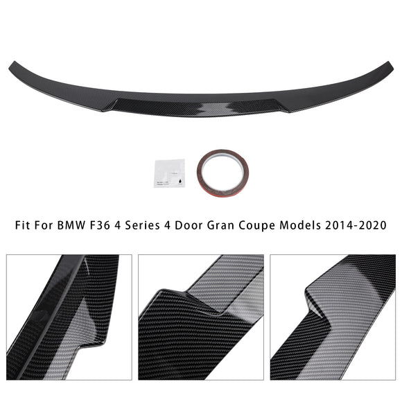 Heckspoiler im Carbon-Look für den BMW 4er F36 4DR Coupe M4 Style