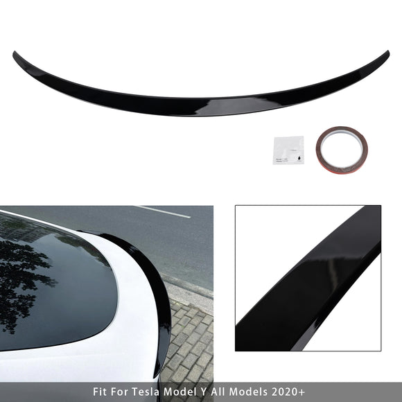 Gloss Black Rear Boot Spoiler For Tesla Model Y 2020+ Original Factory Style