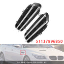Paar Wing Fender Grille Cover Panel für BMW 5 Series E39 E60 E61 M5 51137896850-4