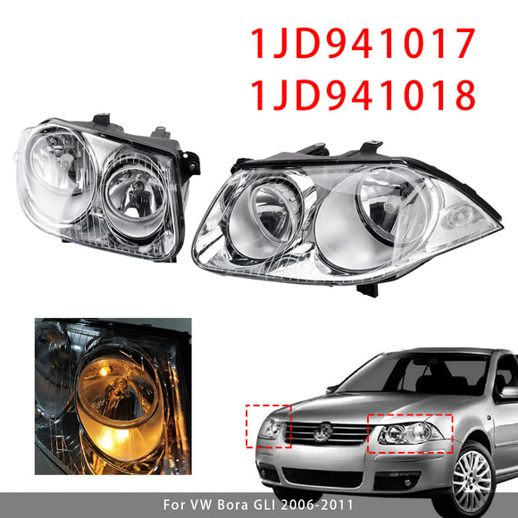 Links + Rechts Koplamp Lamp 1JD941017 1JD941018 Voor VW Bora GLI 2006-2011