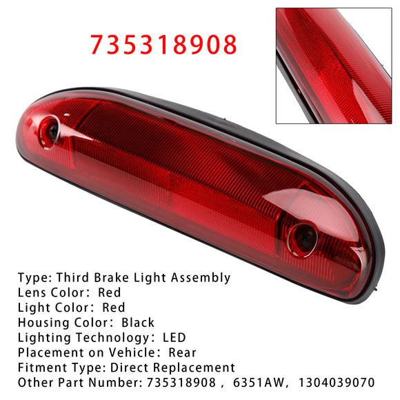 LED Drittes Bremslicht Bremsleuchte 735318908 Für Ducato 244 Citroën Jumper Rot