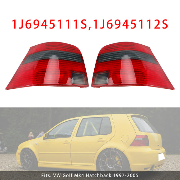 Vasen+oikea takavalon lamppu 1J6945111S 12S VW GOLF MK4 viistoperälle 1997-2005