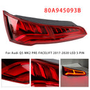 Luz trasera izquierda LED 80A945093B para Audi Q5 MK2 PRE-FACELIFT 2017-2020 5 PIN-5