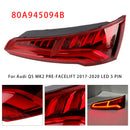 Oikean takavalon LED 80A945094B Audi Q5 MK2 PRE-FACELIFT 2017-2020 5 PIN-5