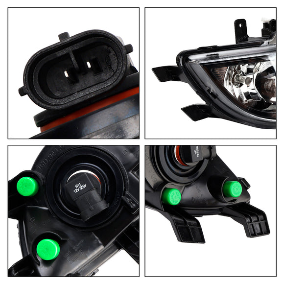 Front Left Bumper Clear Lens Fog Light Lamp For VW Volkswagen Jetta 2015-2018