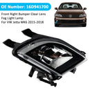 Lámpara de luz antiniebla de lente transparente para parachoques delantero derecho para VW Volkswagen Jetta 2015-2018-3