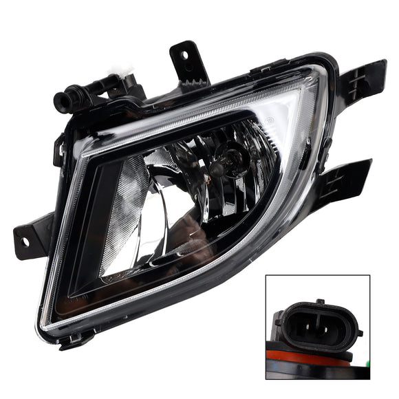 Lámpara de luz antiniebla de lente transparente para parachoques delantero derecho para VW Volkswagen Jetta 2015-2018