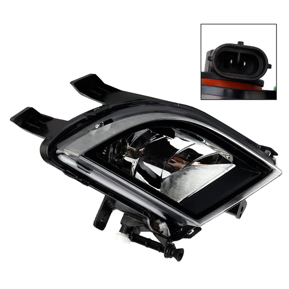 Lámpara de luz antiniebla de lente transparente para parachoques delantero derecho para VW Volkswagen Jetta 2015-2018
