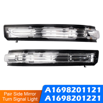 Pair Side Mirror Turn Signal Light for Mercedes-Benz A-Class W169 B-Class W245