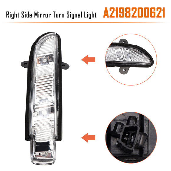 Right Side Mirror Turn Signal Light for Mercedes-Benz W216 W221 A2198200621